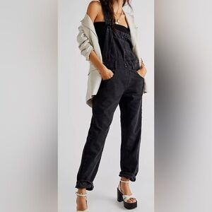 We The Free Ziggy Denim Overalls in black